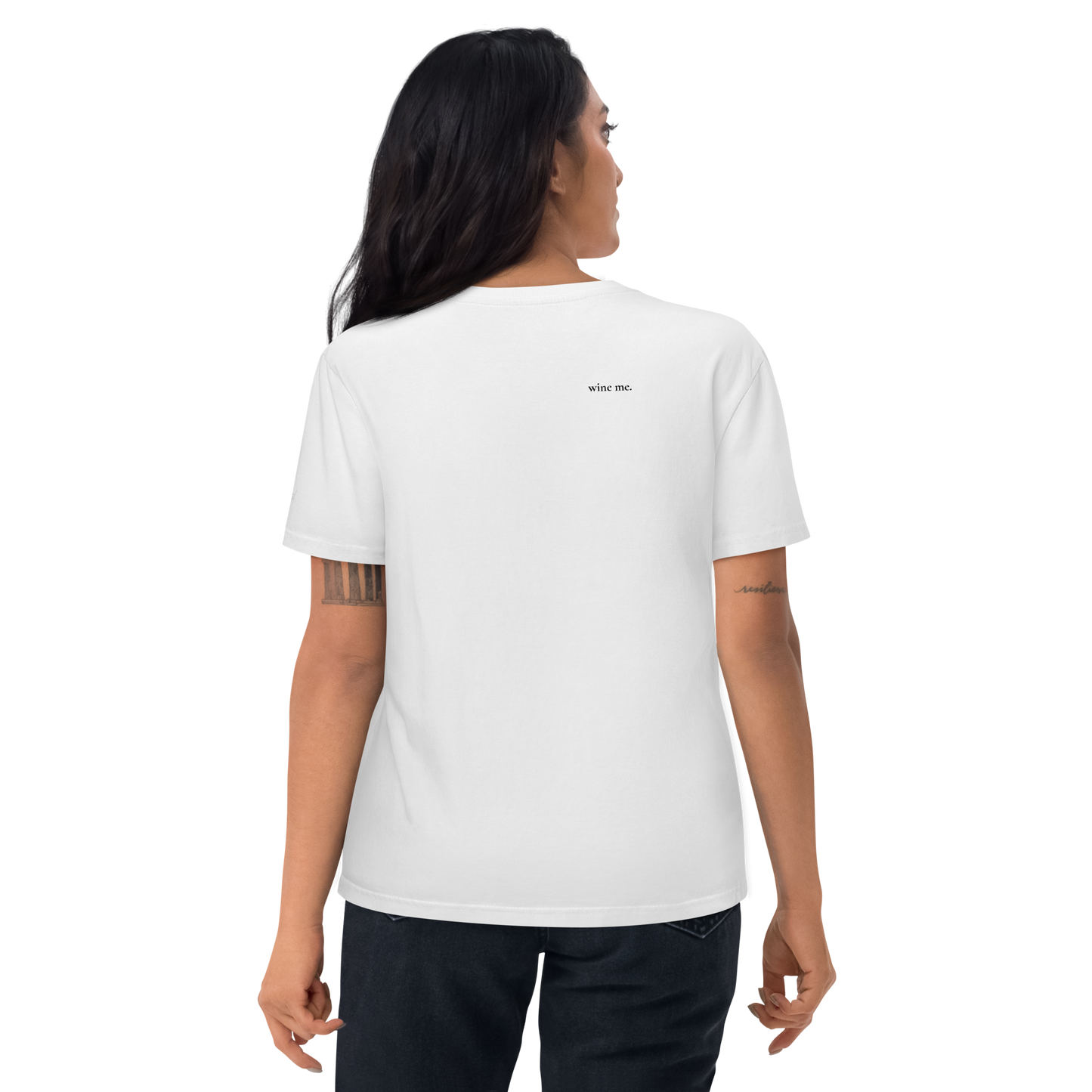 sueed. organic cotton t-shirt - wine me.