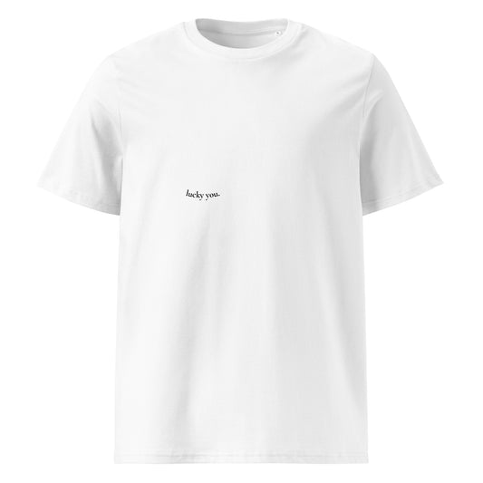 sueed. organic cotton t-shirt - lucky you.